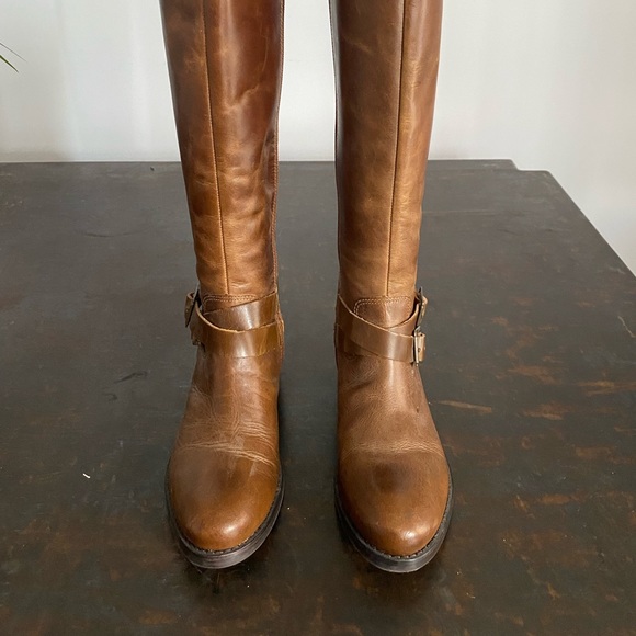 Tall Brown Riding Boot - Picture 4 of 6